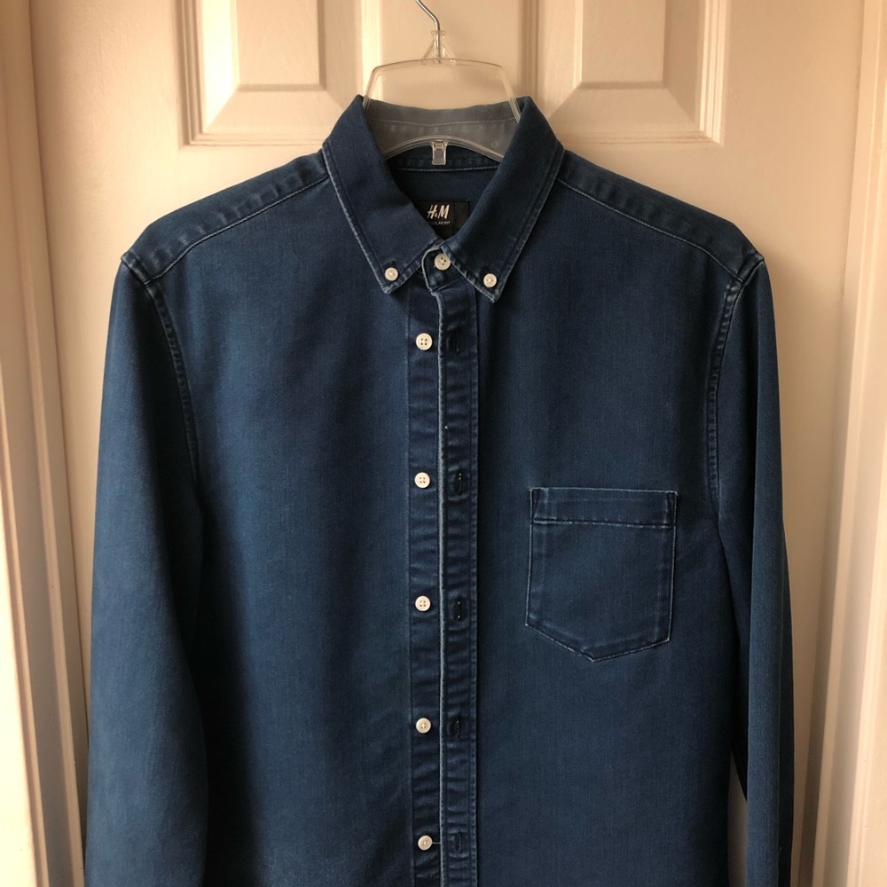 H&M Buttoned Up Denim Shirt